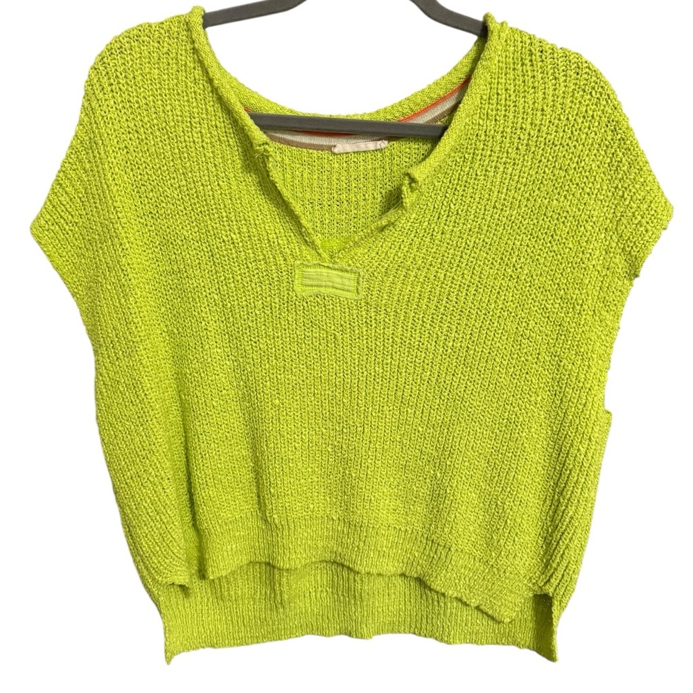 Lime Green Sweater Top
